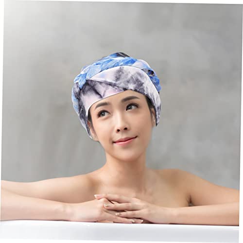 Ipetboom 5 Peças Chapéu Turbante Chapéu Trançado Touca De Banho Lenços De Cabelo Para Mulheres Gorro