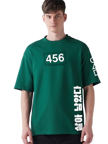T-shirt oversize Bewakoof en coton premium imprimé graphique haut de gamme pour homme