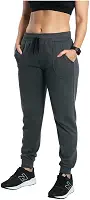 Calça Moletom Feminina Jogger Flanelada Com Bolso