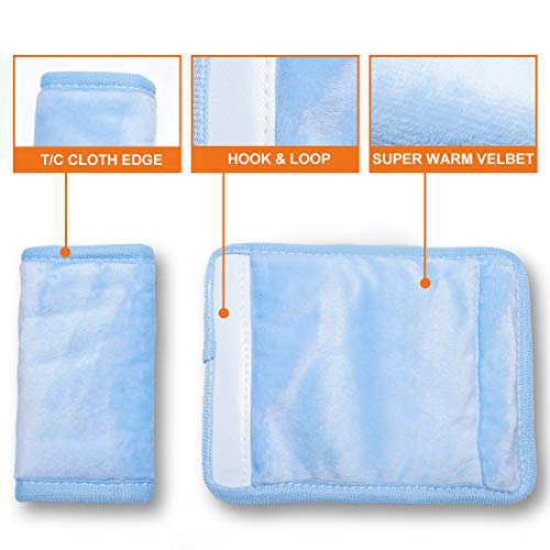 Image of COOLBEBE Car Seat Straps Shoulder Pads for Baby Kids, Super Soft Seat Belt Covers for All Car Seats /Pushchair /Stroller /High Chair