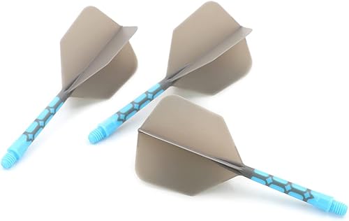 Miniatura 3 de CUESOUL ROST T19 Integrated Dart Shaft and Flights Big Wing Shape Grey 33mm-Say Goodbye to Falling Dart Flight