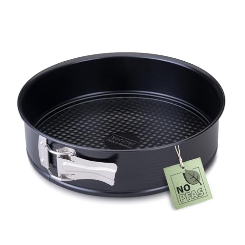 Zenker German Made No PFAS Nonstick Bakeware Springform Pan with Easy Release, 9' Diameter