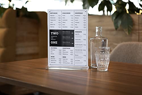 Présentoir A5 de table magnétique pour éviter les chutes de menus - 3