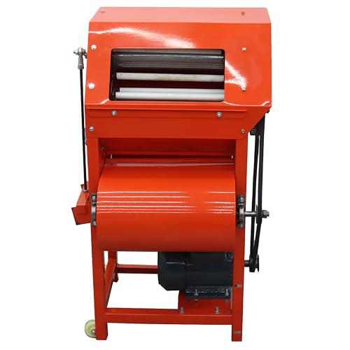 TECHTONGDA Peanut Picker Thresher Semi-Automatic Electric Peanut Picking Machine for Peanut Harvesting 97% Purification Rate 220-330LBS/H 220V