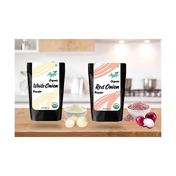 Agile Organic® Organic White Onion Powder - 200g | Certified Organic Powder - Image 3