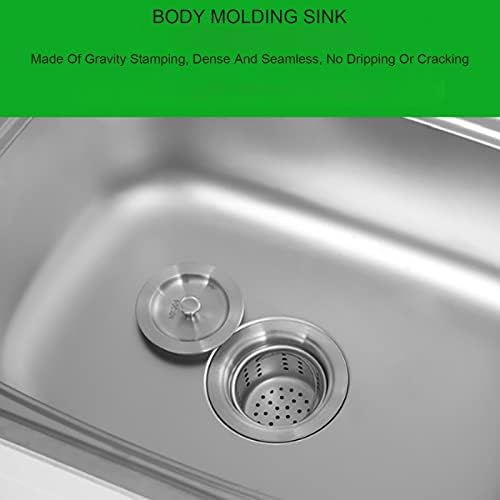 Évier de cuisine autoportant grand lavabo utilitaire durable - 4