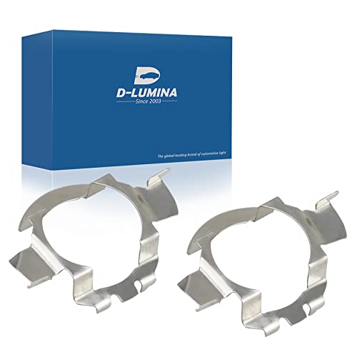D-Lumina H7 Ampoule LED Support Adaptateur H7 Retainers Clik Base Socket Fit pour BMW MB VW Golf Audi, Pack de 2 H7 Adaptateur Holders