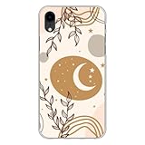 Ya en manzanajugosa.com: 1001COQUES - Carcasa de teléfono compatible con Apple iPhone XR, diseño lunación, estampado en Francia, funda blanda de silicona, funda de protección.