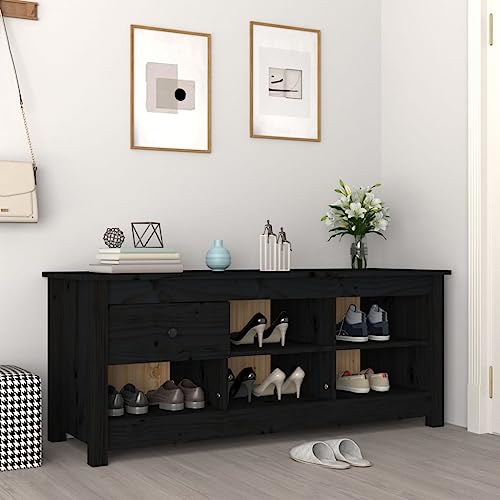 Genérico Mueble Zapatero de Madera Maciza