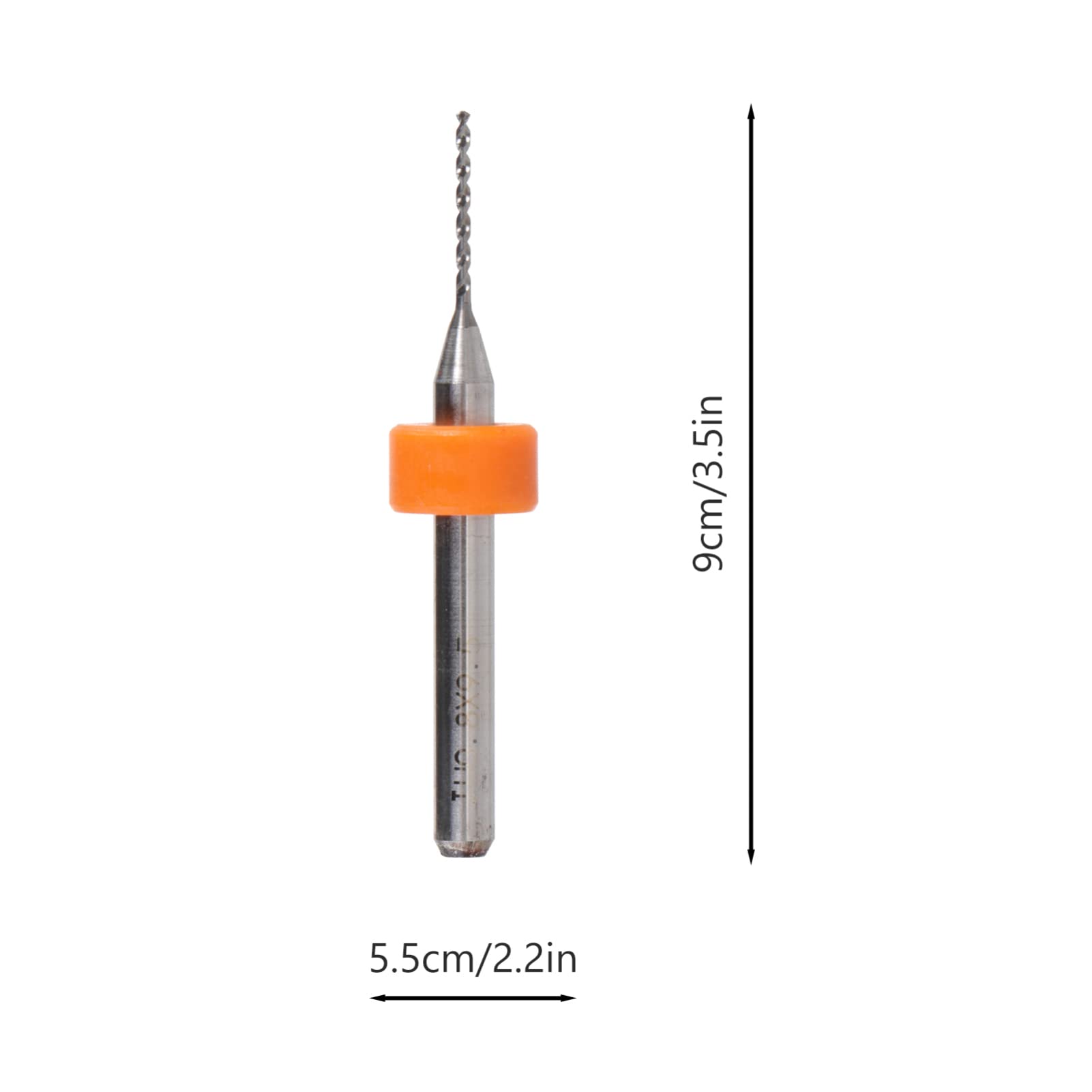 Mikikit 10Pcs Carbide Drill Bit Set for PCB and Circuit Board Engraving Precision Tools for CNC and Hard Materials Random