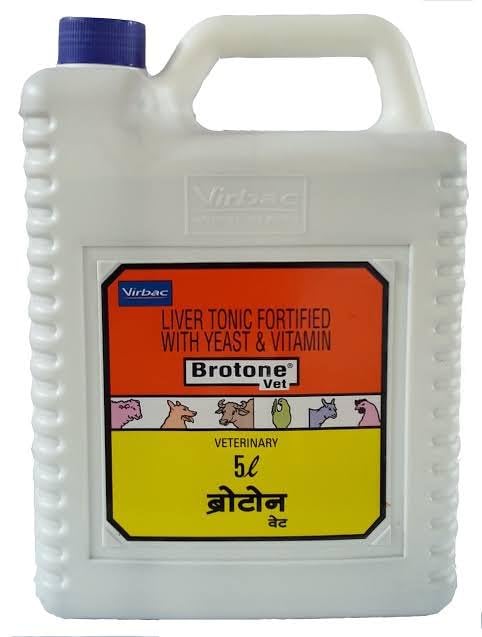 Fifozone Brotone Liver Tonic with Yeast and Vitamin for Pets & Large Animals (5 Liter)