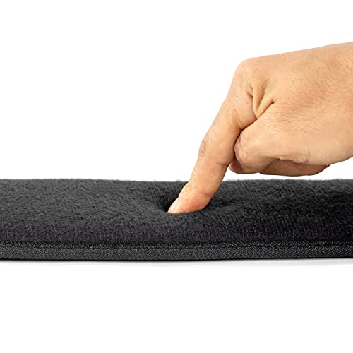 Lifting Belt for Weightlifting, Cross-Training, Olympic Lifting & Bodybuilding | Auto-Lock Padded Nylon Back Support for Squats, Deadlifts Bench Press, Gym, Workout (All Black, Medium) by Iron Bull Strength - Used condition - Image 3