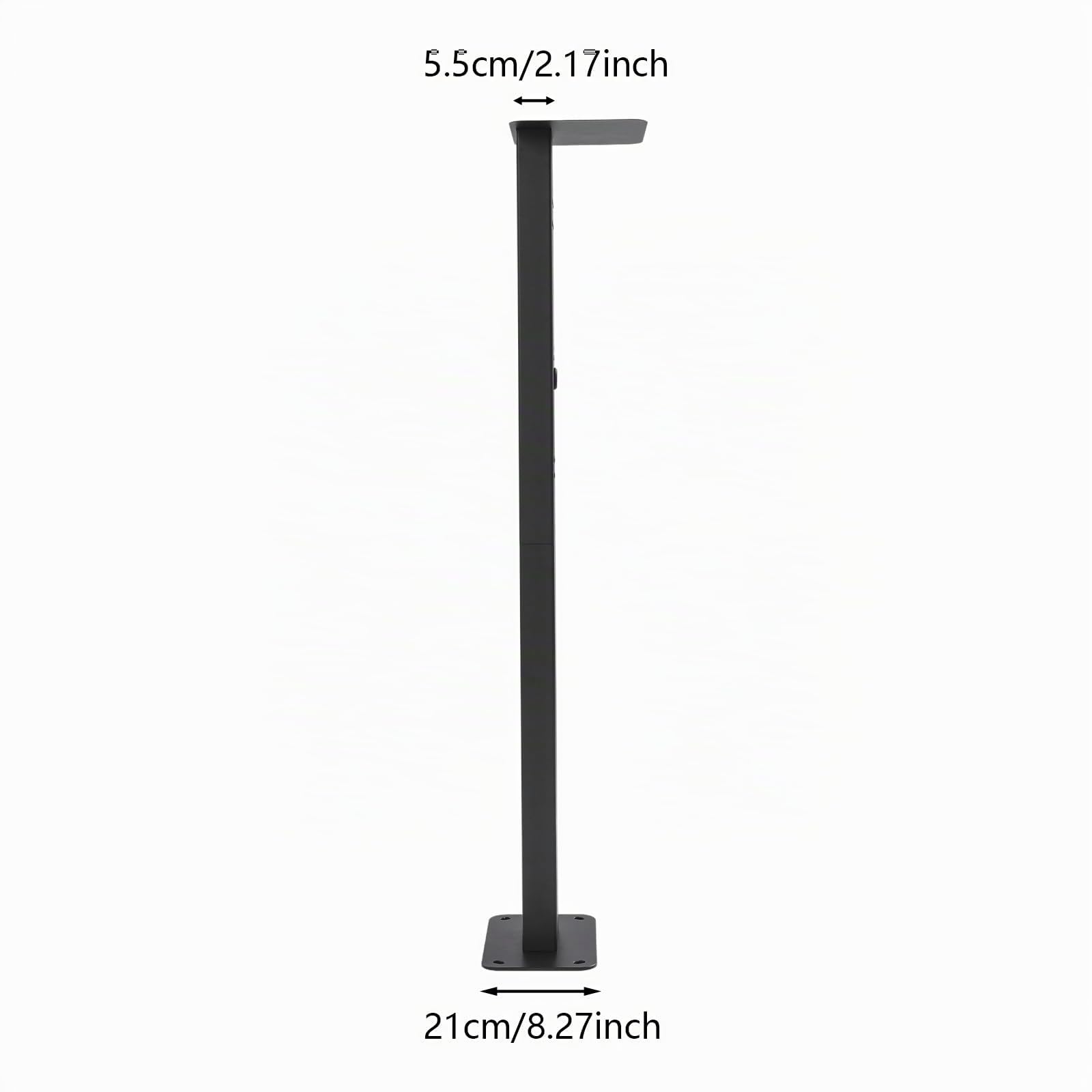Wallbox Standfuß, EV Stand Standmontagepfosten, V-Ladesäule für den Außenbereich, Standsäule für Wallbox Ladestationen für Elektroautos, 28 x 21 x 130,5cm