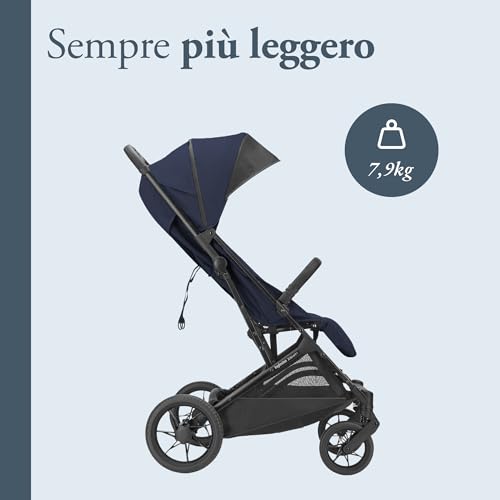 Inglesina Zenit 2 Passeggino, Polar Blue, Compatto E Leggero, Adatto Fino A 22 Kg, Schienale Reclinabile, Ruote Con Sospensioni, Seduta Ampia, Esclusiva Amazon - 3