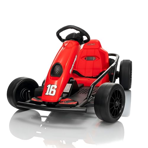 Aoshaweyz Electric Drift Go Kart for Kids 8-12, 24V Battery,360W