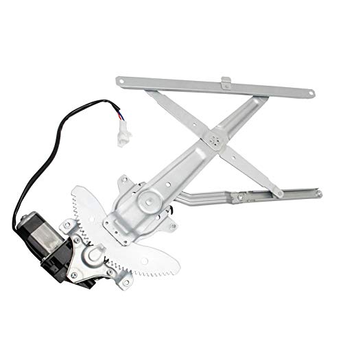 Image of TRQ Front Driver Side Power Window Motor and Regulator Assembly Power Compatible with 1995-2004 Toyota Tacoma