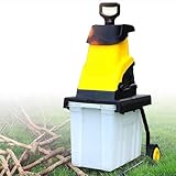 2500W Electric Leaf Shredder with 50L Collection Box - Powerful Wood Chipper for Efficient Garden Cleanup, Ideal for Home & Farm Use, Heavy-Duty Branch Mulcher Tool