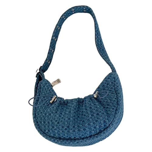 Petit sac à main à bandoulière bleu foncé léger pour emporter vos essentiels sans encombrement