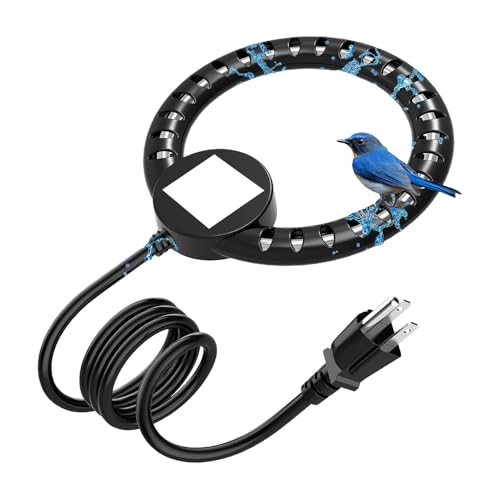 Safe Ice Removal Heaters for Home Aquariums and Garden Pond Rustproof Aluminum Materials Simple Installation Pond Deicer