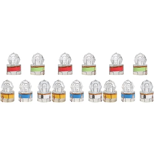 Toyvian 2sets 5pcs LED Underwater Fishing Light Night Lure Lamp for Deep Sea Fishing Attracts Bait Red Blue White Green Colorful for Lakes Rivers 5pcs*2