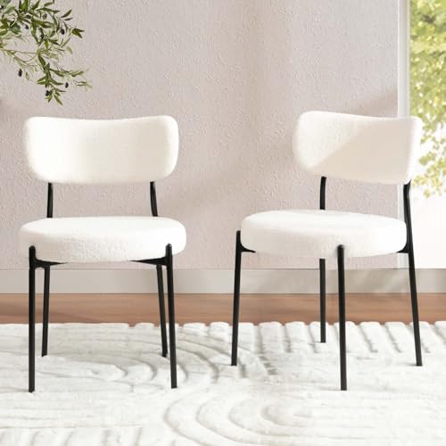 Seekverse White Dining Chairs