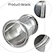 3 Inch to 3.5 Inch Sanitary Concentric Pipe Fitting Reducer with Tri Clamp Ferrule, 304 Stainless Steel for Industrial Water Oil Beverage Dairy Food Pharmaceutical Beer Applications, Silver