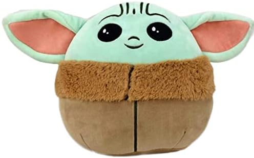 Leong Products Baby Yoda (Grogu) Plush Toy Stuffed Animal Cute and Cuddly Soft Pillow, Light Green (5 inch)