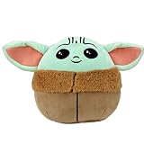 Leong Products Baby Yoda (Grogu) Plush Toy Stuffed Animal Cute and Cuddly Soft Pillow, Light Green (