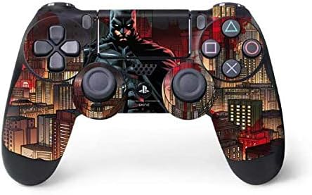 Skinit Decal Gaming Skin Compatible with PS4 Controller - Officially Licensed DC Comics Batman The Dark Knight Comic Art Design