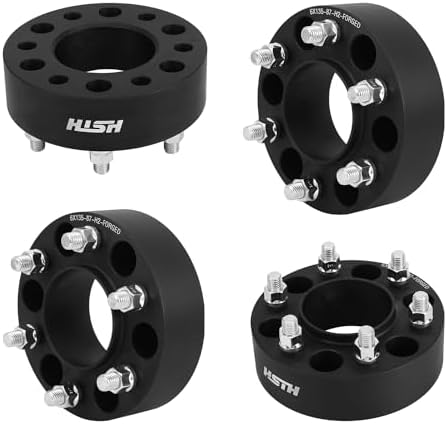FLYCLE 6 Lug 6x135 Hubcentric Wheel Spacers 2 Inch For 2004-2014 F150 Navigator Expedition, 6x135mm Wheel Spacer With 14x2 Studs & 87.1mm Hub Bore