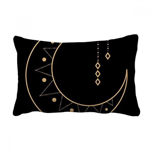 Coussin lombaire lune et étoile grand format oreiller décoratif canapé lit - 2