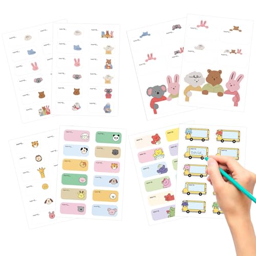 Etiquetas de cuidado infantil - Pegatinas sin planchar para botellas de bebida - Etiquetas de ropa para niños,Para Niños En La Escuela Y Hogar, Armario, Enfermería, Lavandería, Ancianos Y Ropa