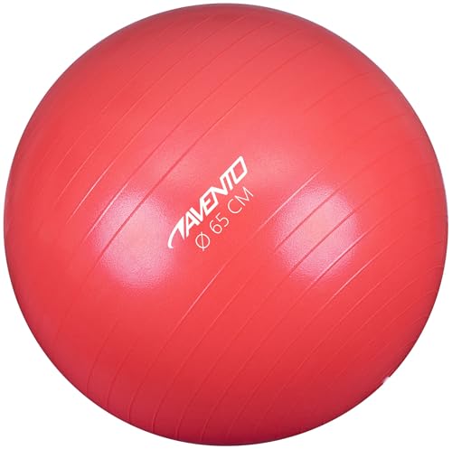 Avento Fitnessball Durchm. 65cm Rosa Gymnastikball Sitzball Sportball Yogaball