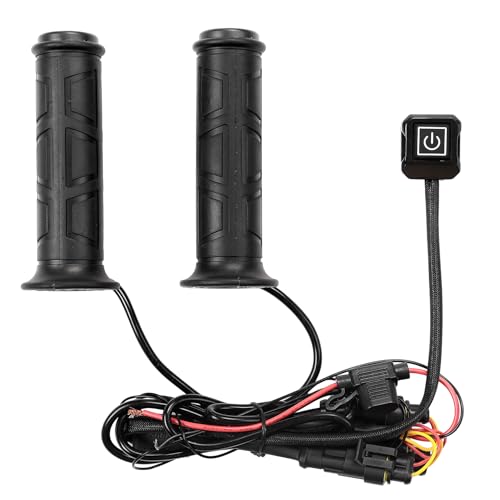 KEMIMOTO ATV Heated Grips with Thumb Warmer, IP67 Waterproof, 3-L...
