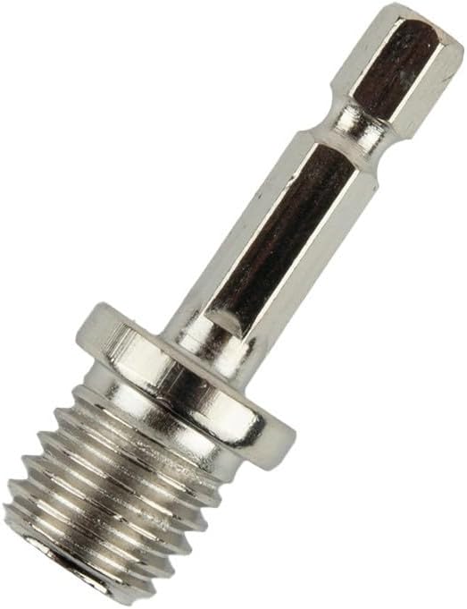 3-Pack For M14 Polishing Adapter with /4 Hex Shank for Drill to Polish Converter, Metal Sanding Disc Connector and Power Tool Extension Rod Set