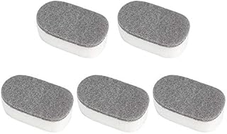 NINOMA Bath Sponge, 5pcs Household Sponge Scouring Pad Home Kitchen Dishwashing Sponge Cleaning Pad Sponge Cloth (Grey + White)