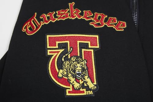 Image of Pro Standard Mens College Classic Chenille Cotton Double Knit Full Zip Hoodie