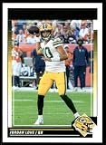 2024 Score Football #102 Jordan Love Green Bay Packers Official NFL Trading Card (Stock Photo may be shown, Card in Near Mint to Mint Condition)