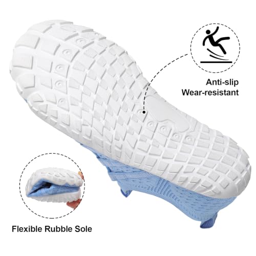 Image of XIHALOOK Athletic Hiking Water Shoes Womens Mens Quick Dry Barefoot for Beach Walking Kayaking Surfing Training
