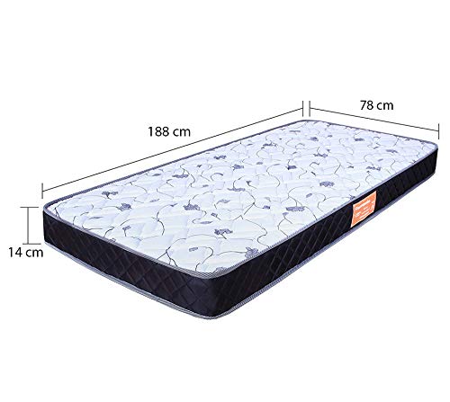 COLCHAO SOLTEIRO ESPUMA D33 SELADA ANTI ACARO/ANTI ALÉRGICO BF COLCHOES 78X188X14CM