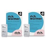 Itch X-Large Dog Wormer Tablets for Dogs 20kg+ - 4 Tablets - Treats Roundworms, Tapeworms, Hookworms & Whipworms - Kills Worm Larvae