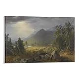 Asher Brown Durand HUDSON RIVER SCHOOL Art The First Harvest in The Wilderness American Painter Modern Poster Art Paintings on Canvas for Home Room Office Wall Decoration 20x30inch(50x75cm)