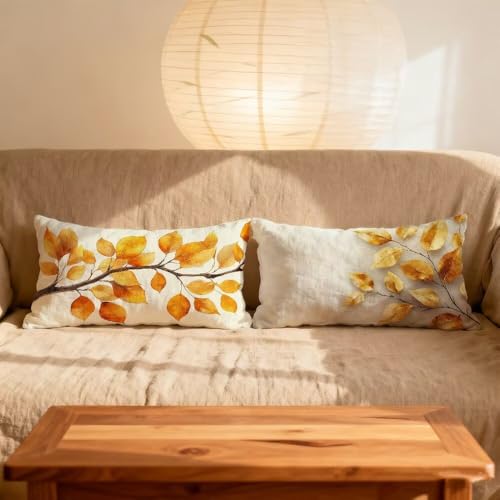 Housse de coussin velours jaune 40x80cm de qualité supérieure double face - 3