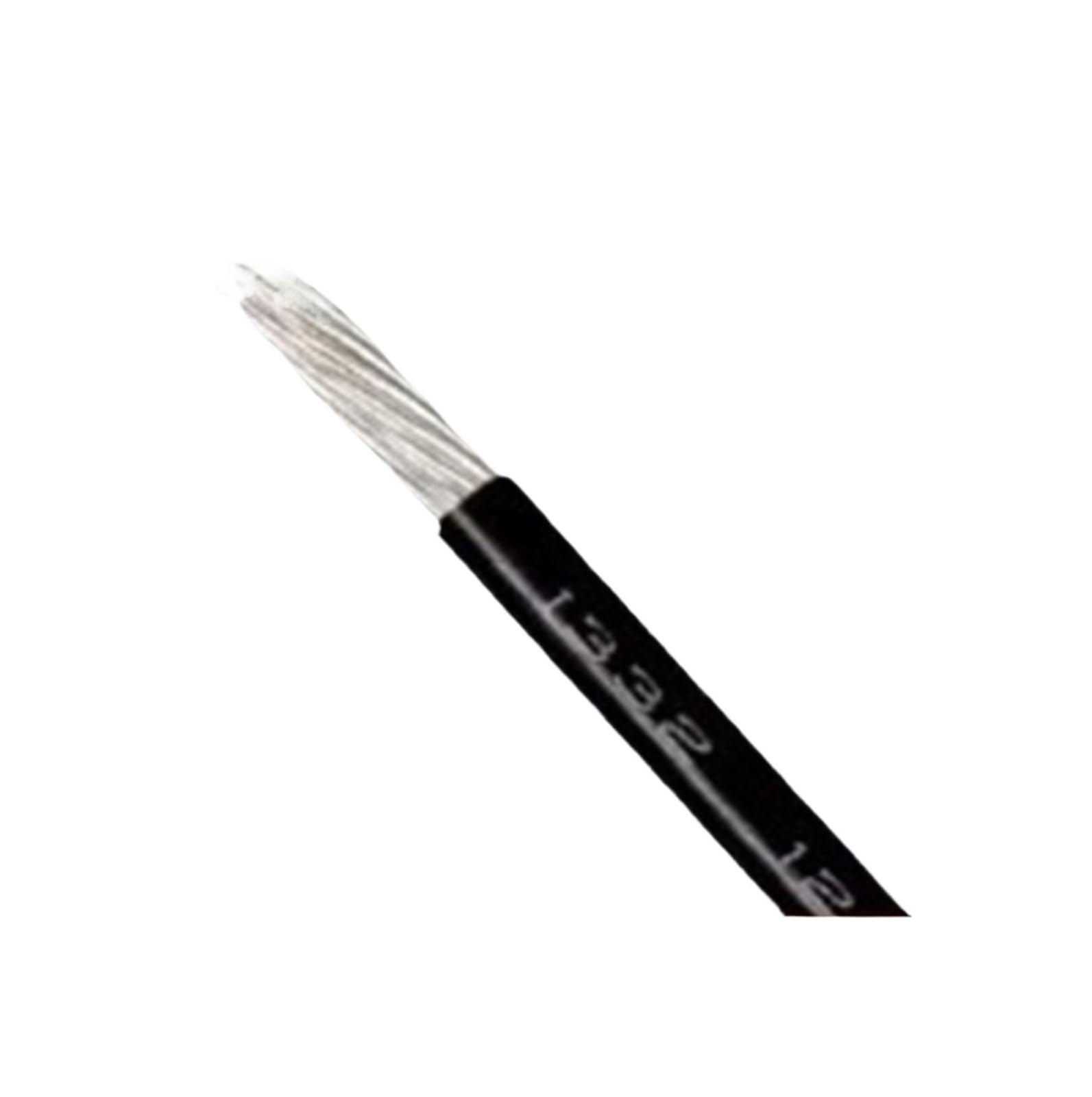 Cable De Electrones Alta Temperatura Aislado Plástico FEP, 2/5/10M UL1332 PTFE, 10AWG(Black,5m 10AWG)