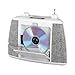 Jensen CD-565 Portable Bluetooth CD Music System, White
