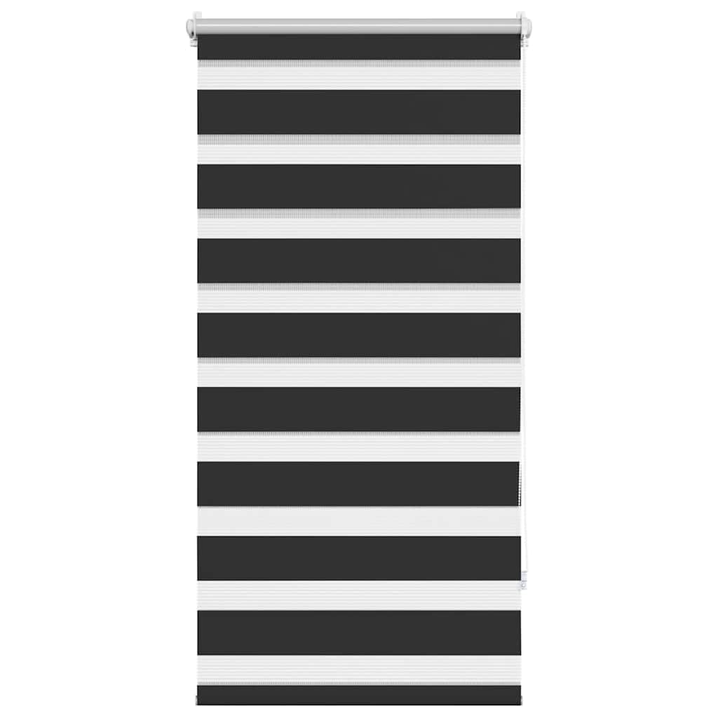 Tenda a Rullo Giorno e Notte Zebra 60x120 cm Nero