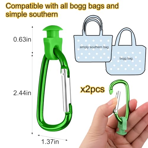 Image of Mity rain Key Holder for Bogg Bag, Accessories for Bogg Bags Original X Large, Insert Charm Carabiner Keychain for Beach Bag