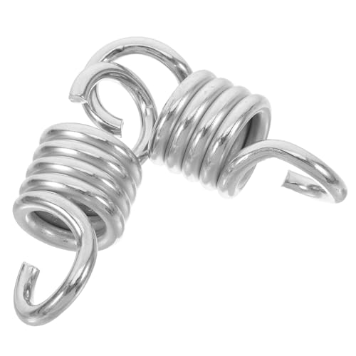 Yardenfun 2pièces Ressorts pour Balançoires Robustes Acier Inoxydable Kit De Suspension pour Chaise Pivotante Corde Chaîne Amortisseur