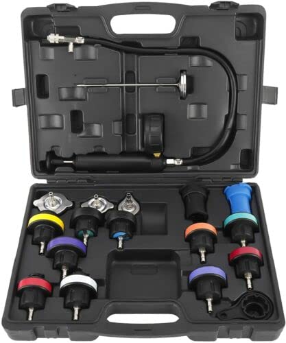 18Pcs Radiator Vacuum Pressure Tester Coolant Leakage System Detector Tool - Foto 3