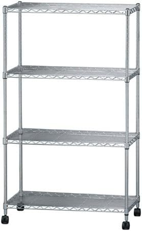 Amazon Co Jp アイリスオーヤマ ラック メタルラック 4段 防サビ加工 ポール径19mm 幅75 奥行35 高さ126cm メタルシェルフ スチールラック サビに強い Sem 7512
